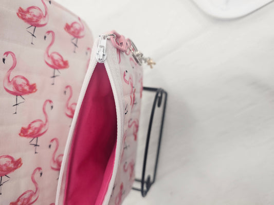Everyday Essentials Flamingo zipper pouches