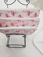 Everyday Essentials Flamingo zipper pouches