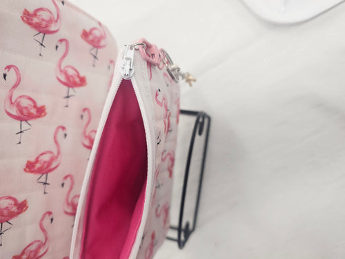 Everyday Essentials Flamingo zipper pouches