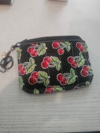 Cherry Keychain wallet matching set