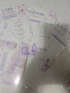 Kids back to school planner