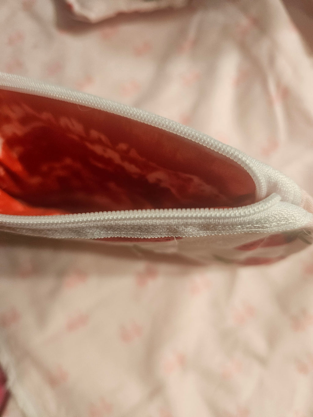 Strawberry small zipper pouch