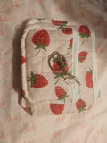 Strawberry small zipper pouch