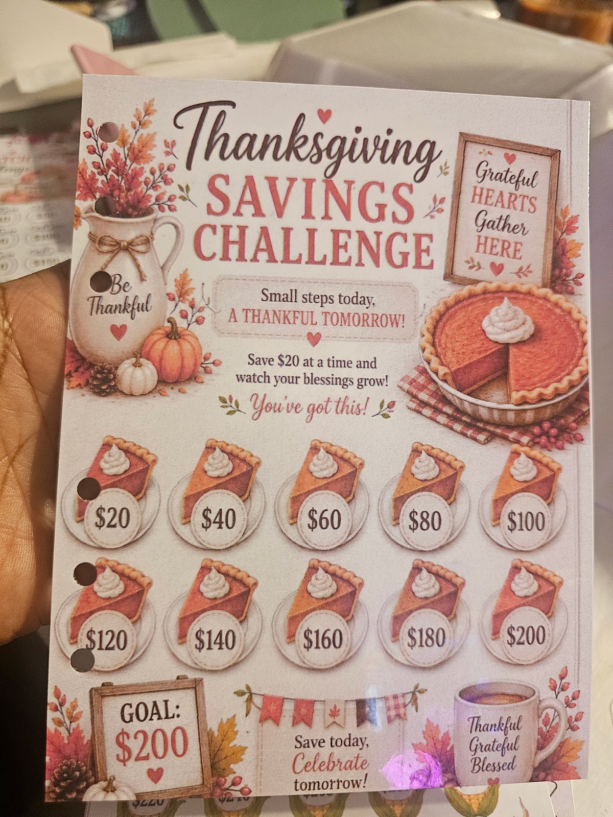 Fall savings challenges