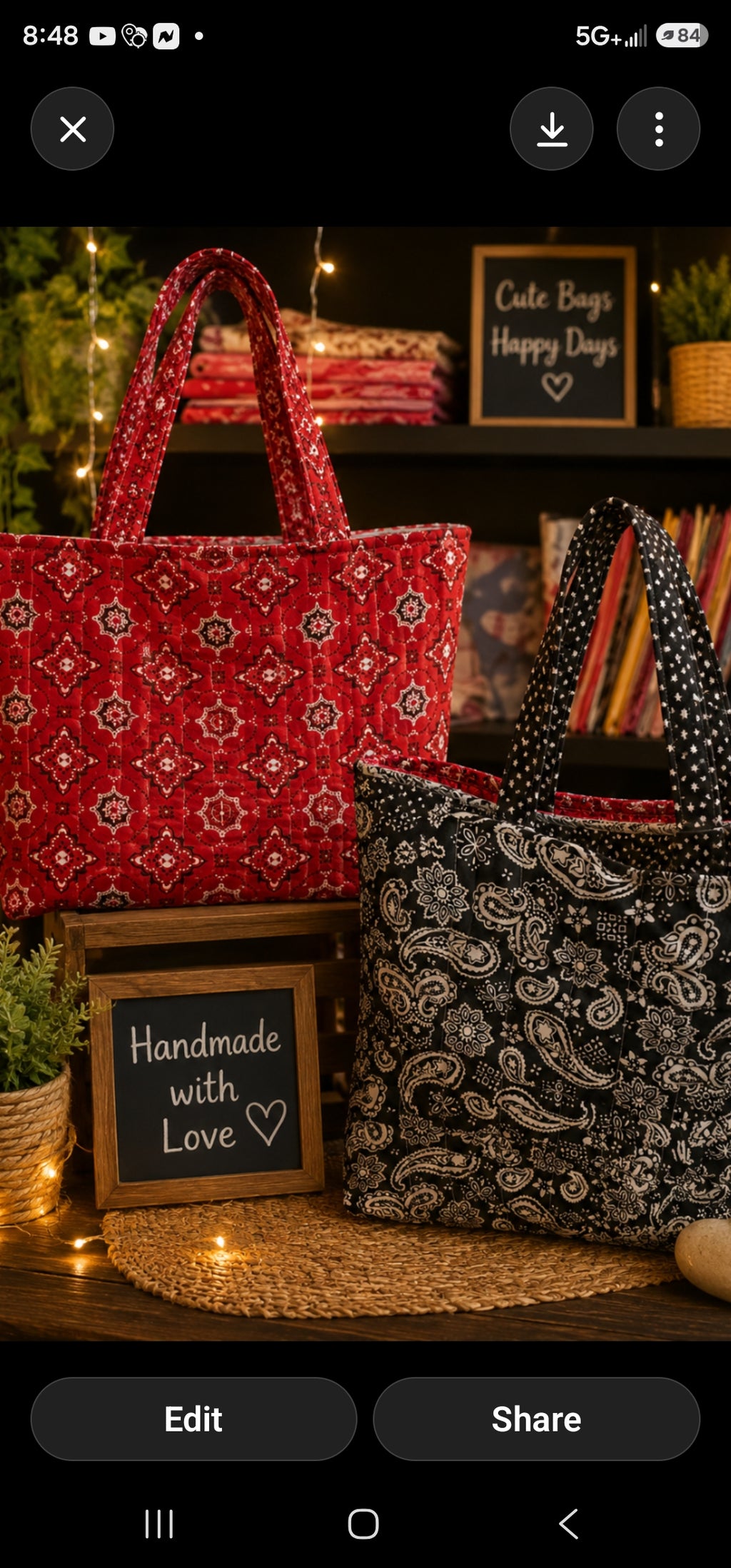 Everyday Essentials Luxe tote bag