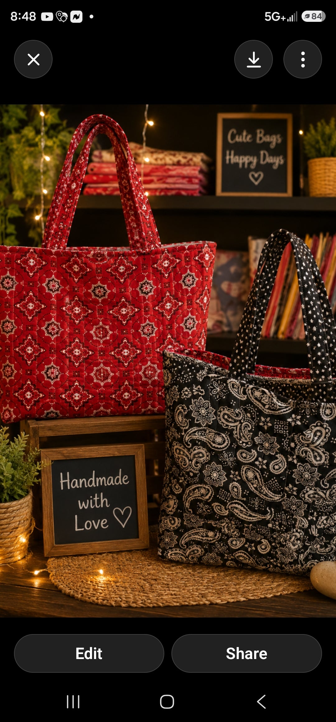 Everyday Essentials Luxe tote bag