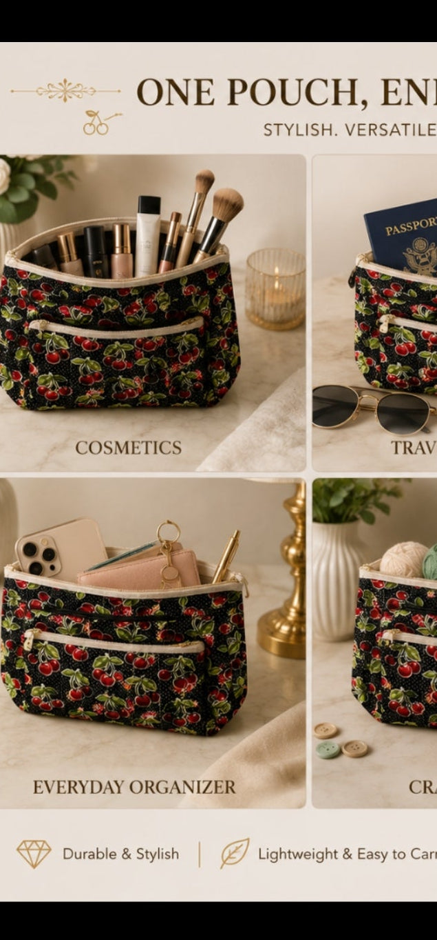 Elegant everyday pouch set