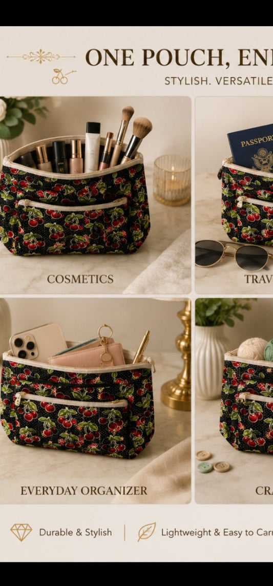 Elegant everyday pouch set