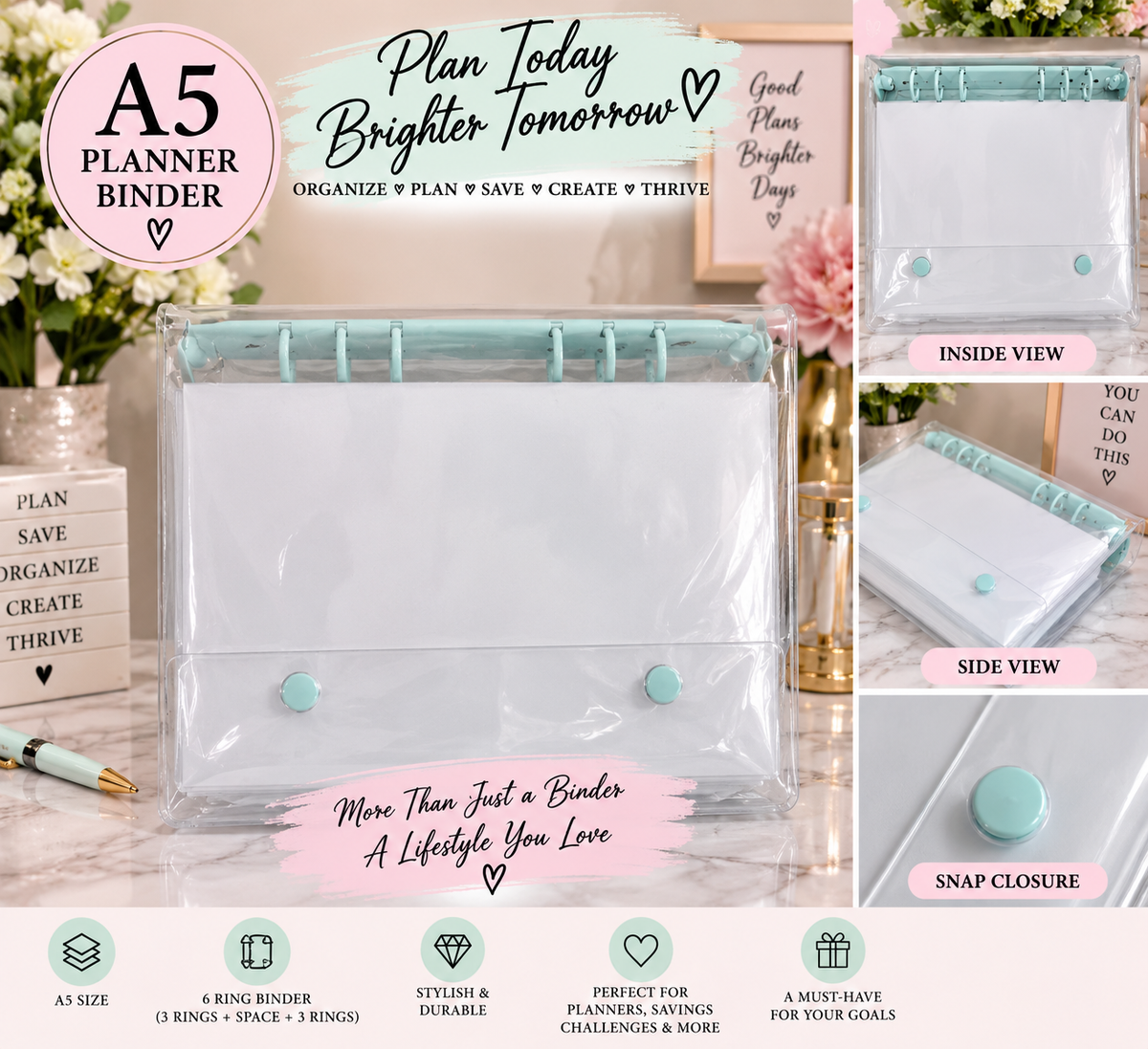 A5 binder Stay organized