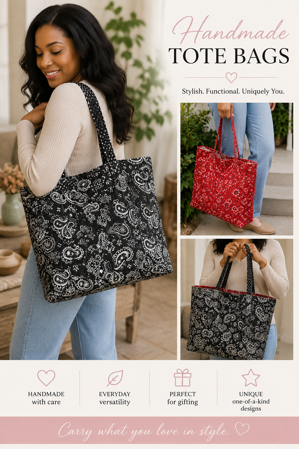Everyday Essentials Luxe tote bag
